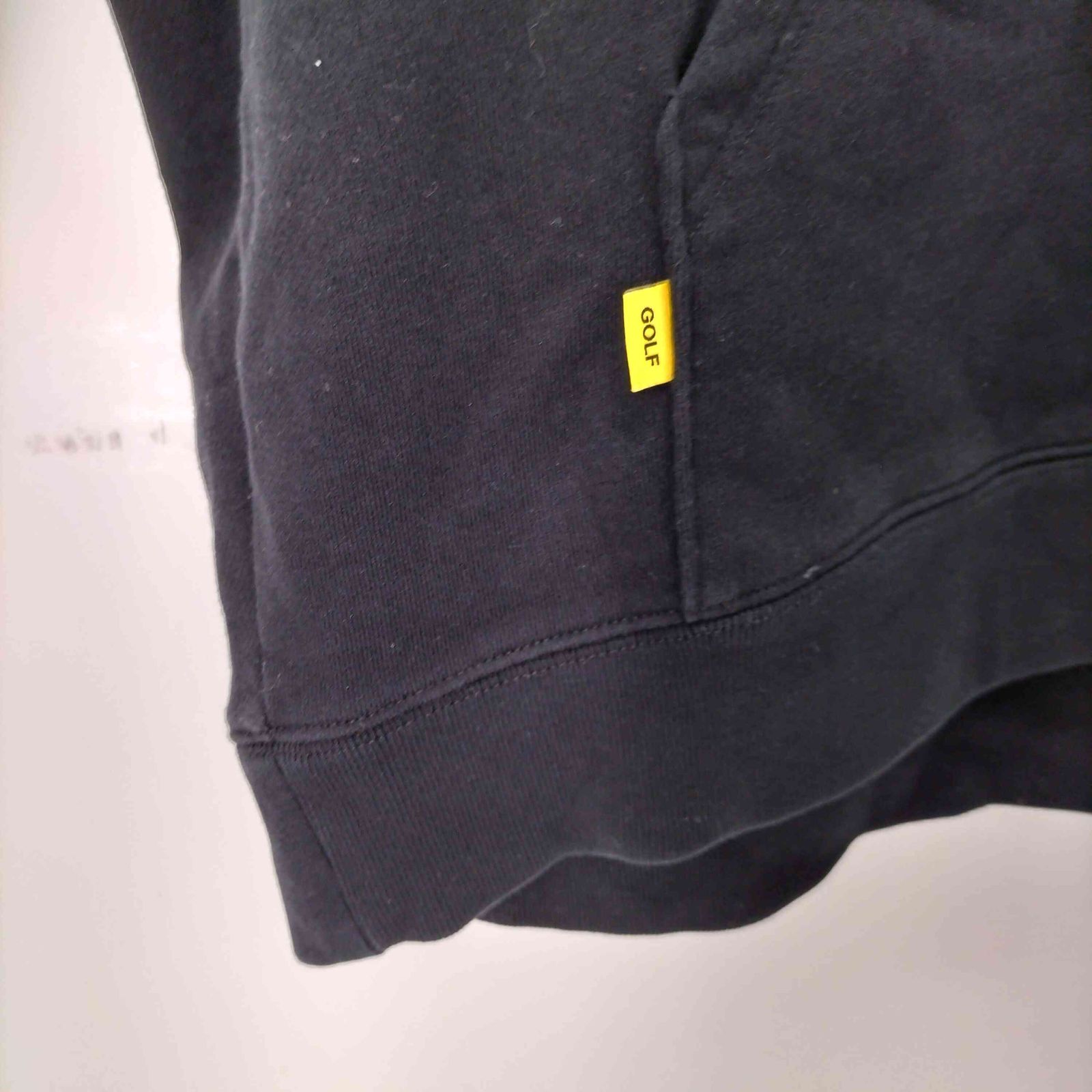 GOLF WANG ロゴ刺繍 黒パーカー GOLF WANG ロゴ刺繍 黒パーカー
