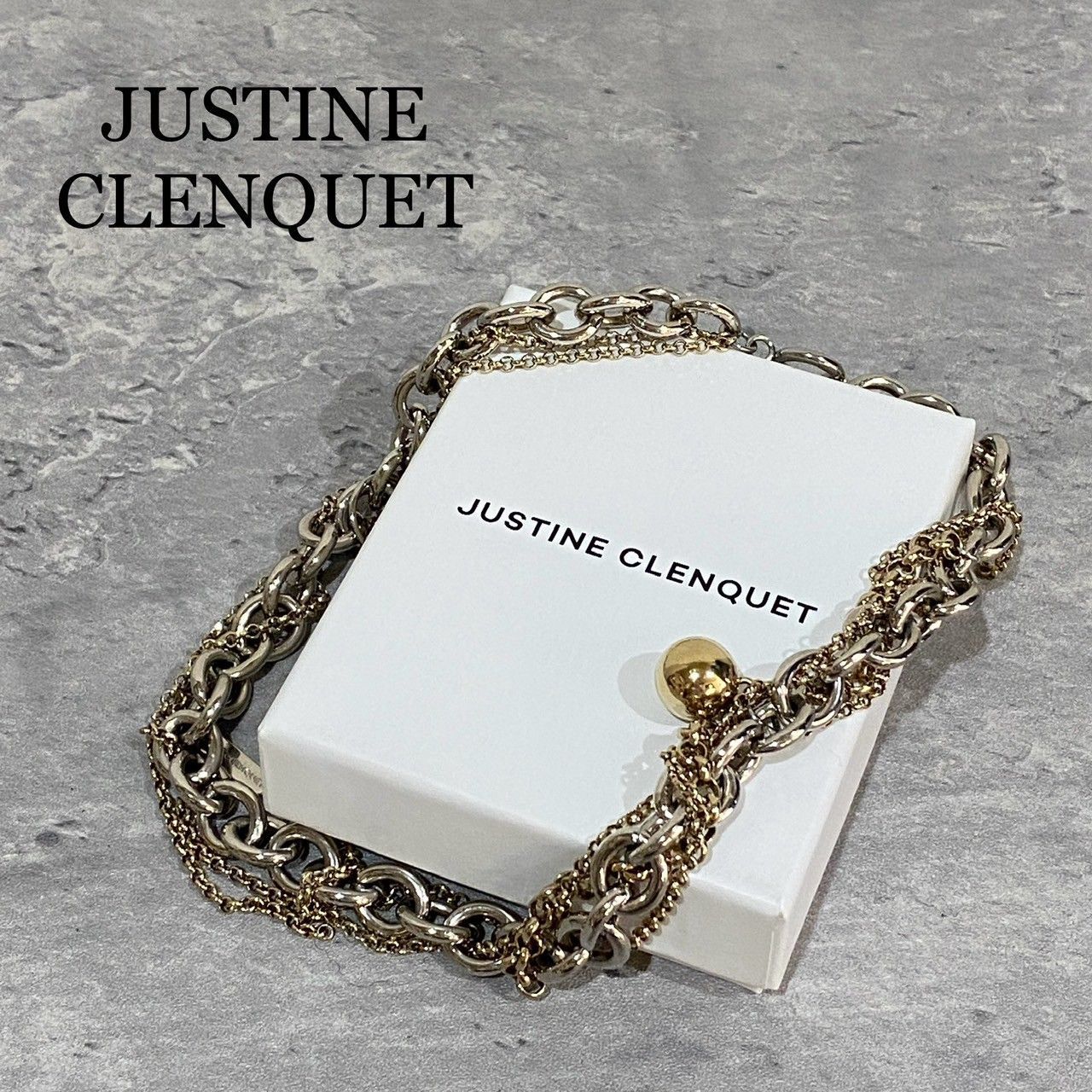 関税送料込【Justine Clenquet】 ローリンネックレス JUSTINE CLENQUET』 Lewis ネックレス - メルカリ
