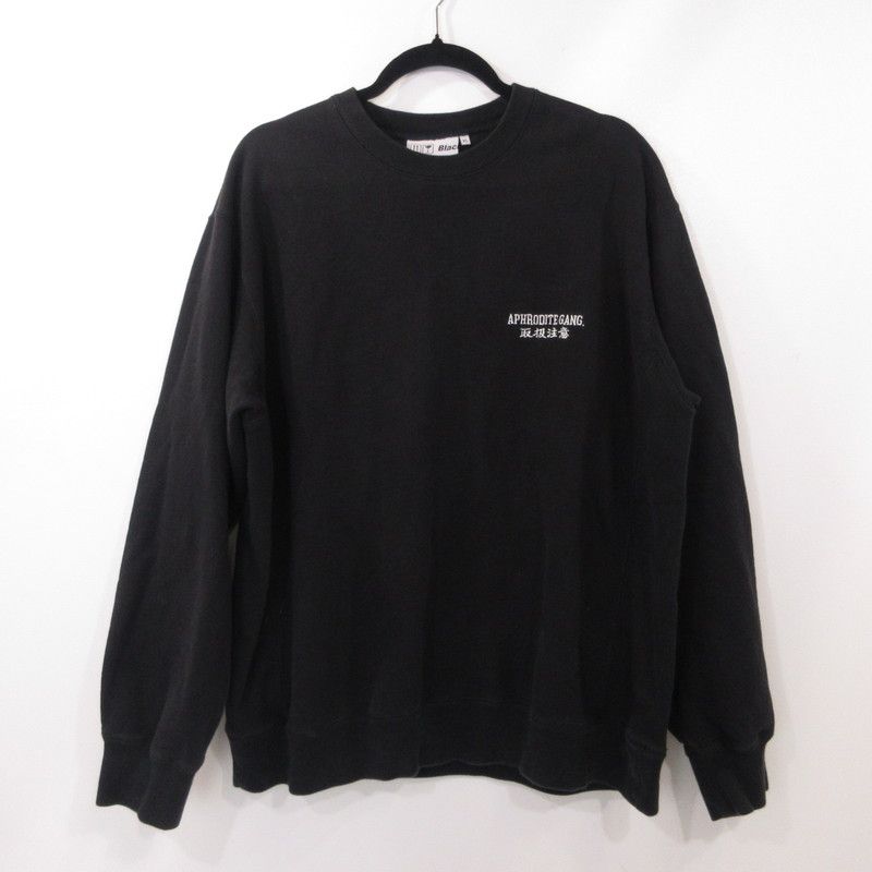 姫路東店 BlackEyePatch | ブラックアイパッチ ×APHRODITE GANG スウェット AGH CREW SWEAT BEPSS21EI07 ブラック サイズ XL 103