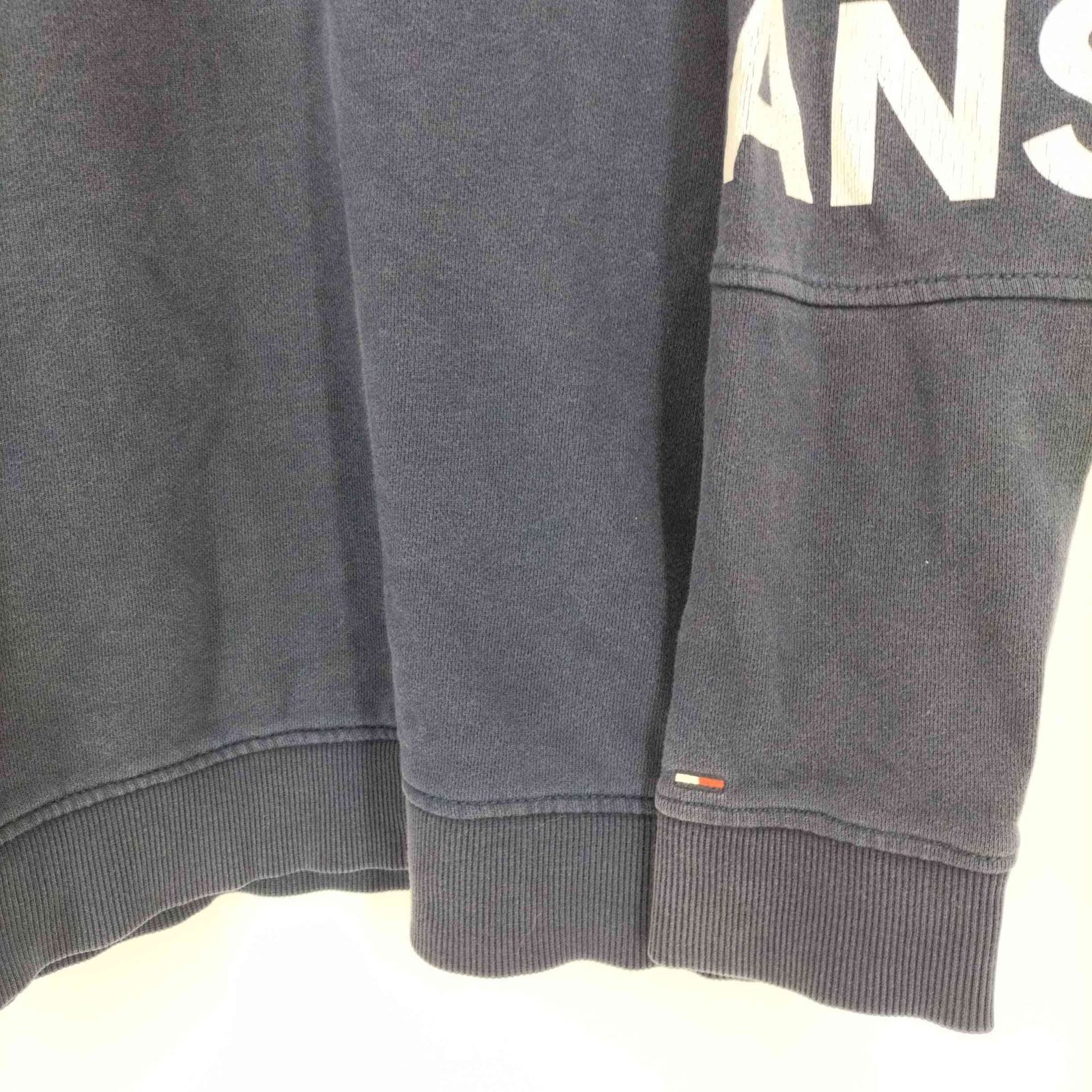 トミージーンズ tommy jeans クルーネック 袖プリント スウェット メンズ import：S 