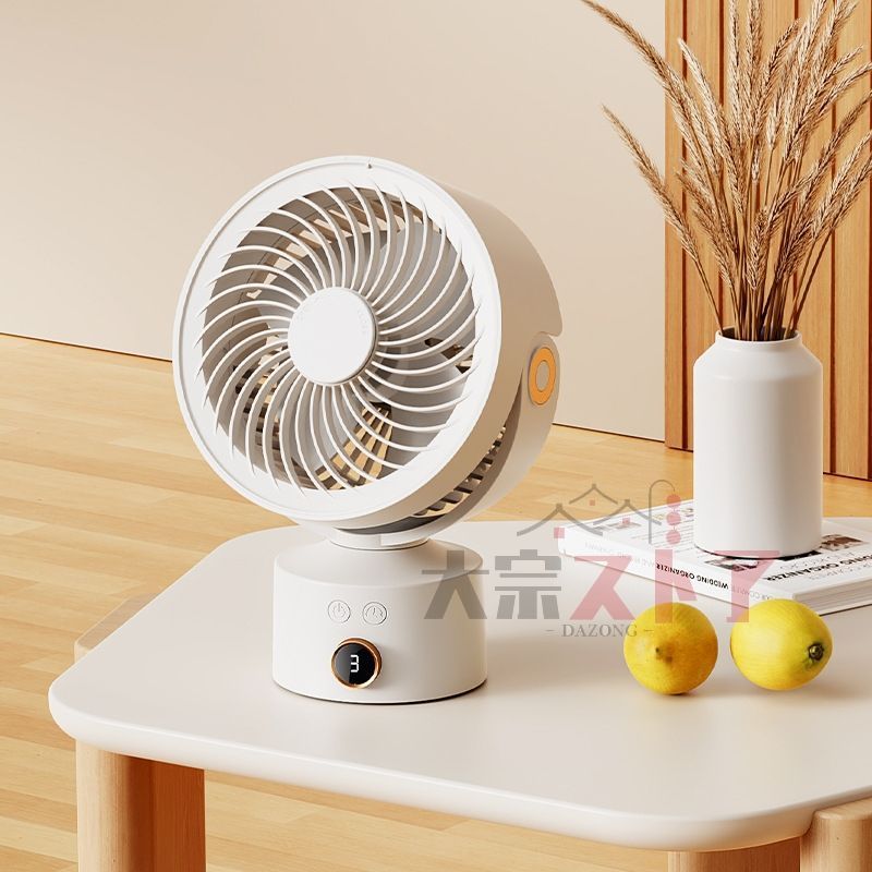 USBファンUSBデスクファン360°回転可能静音デスクトップファン3速風