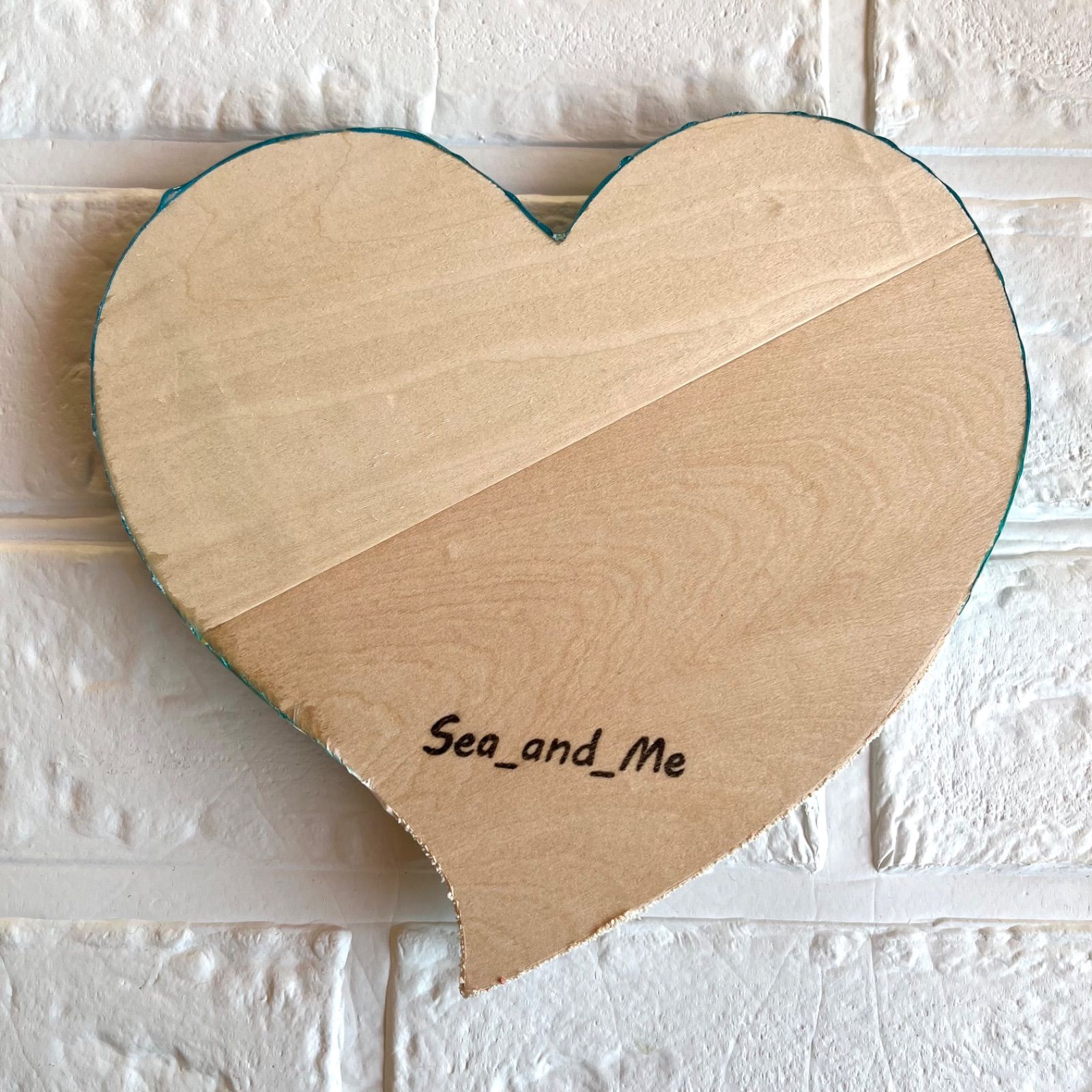 最終値下げ！NO.34【ウェルカムボード】ハート/レジンアート/宮古