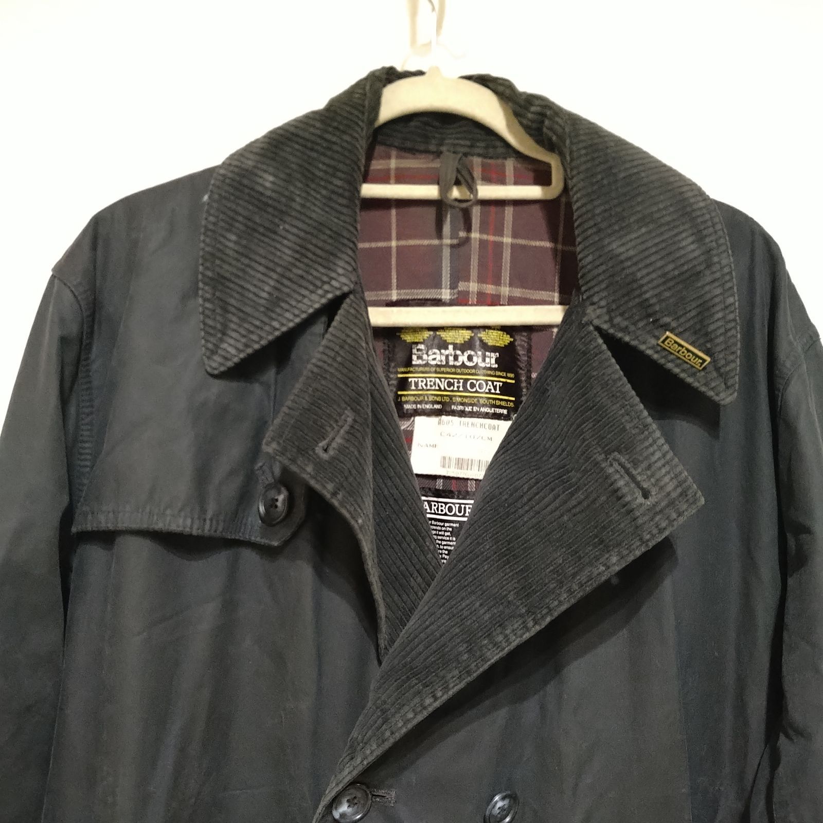 ☆1992年製☆レアモデル☆ Barbour TrenchCoat バブアー トレンチ 