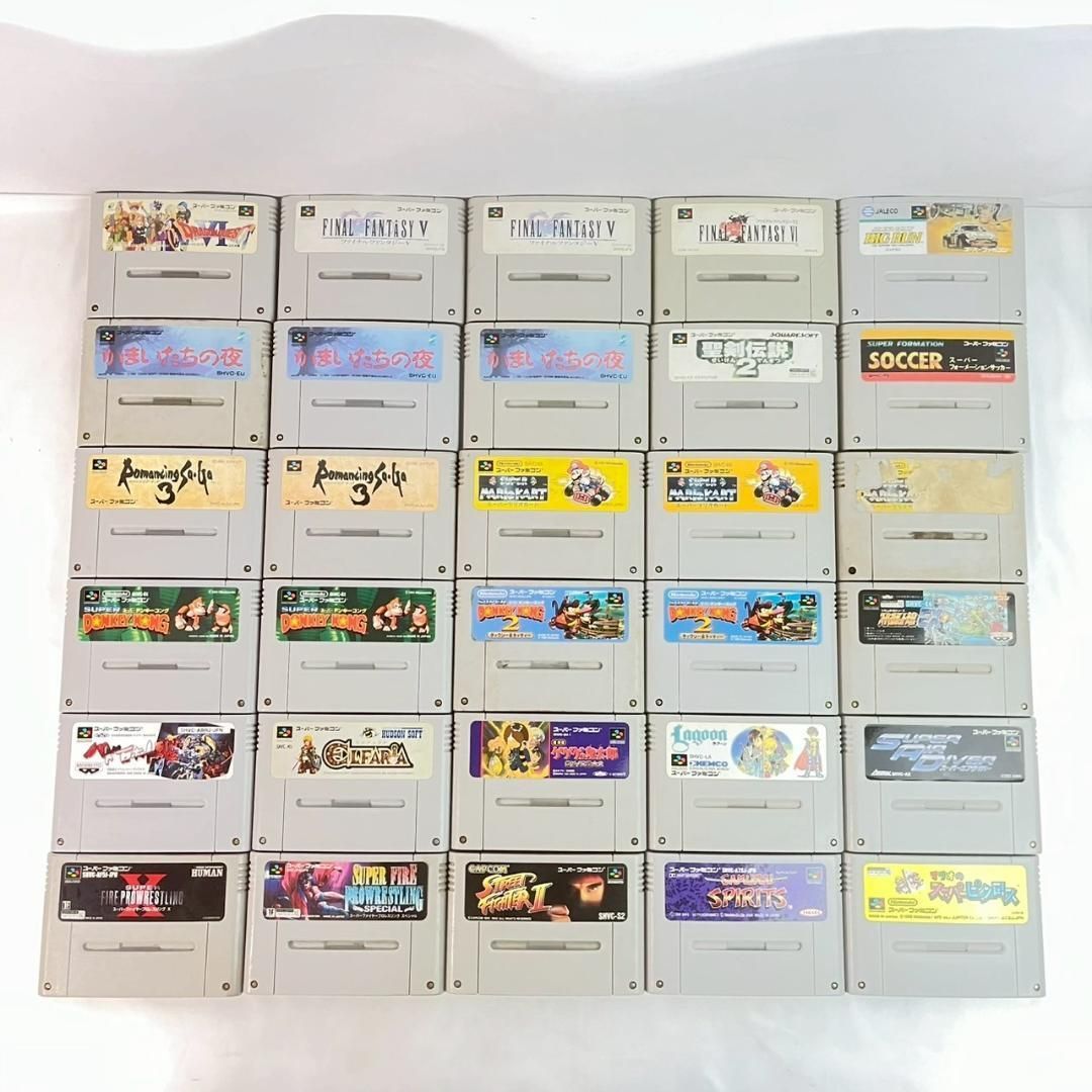 スーパーファミコン ソフト約60本セット