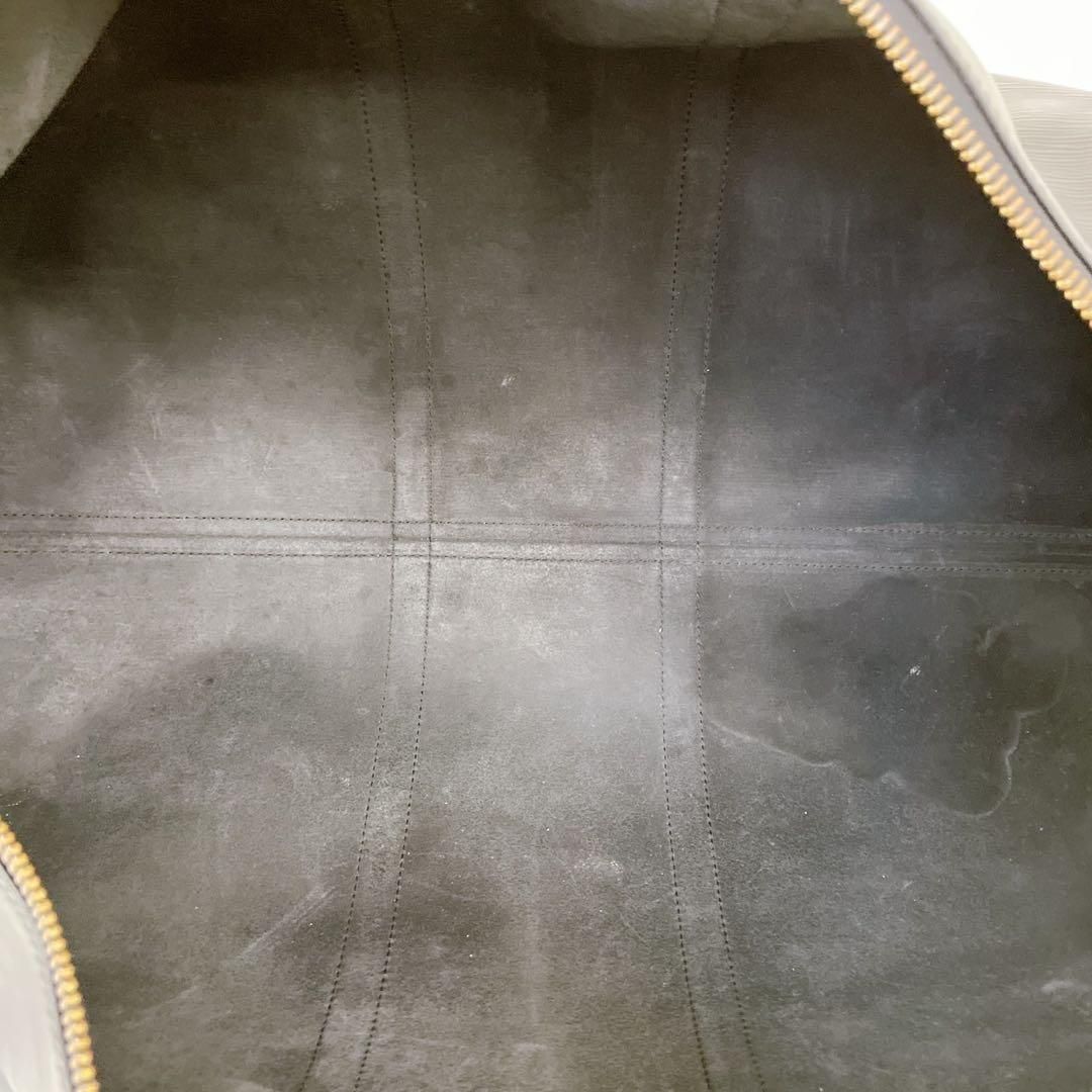 適度な 価格交渉 質問大 ♪ ルイヴィトン エピ キーポル55 ボストンバッグ 黒 ブラック 4361 ピッタリの