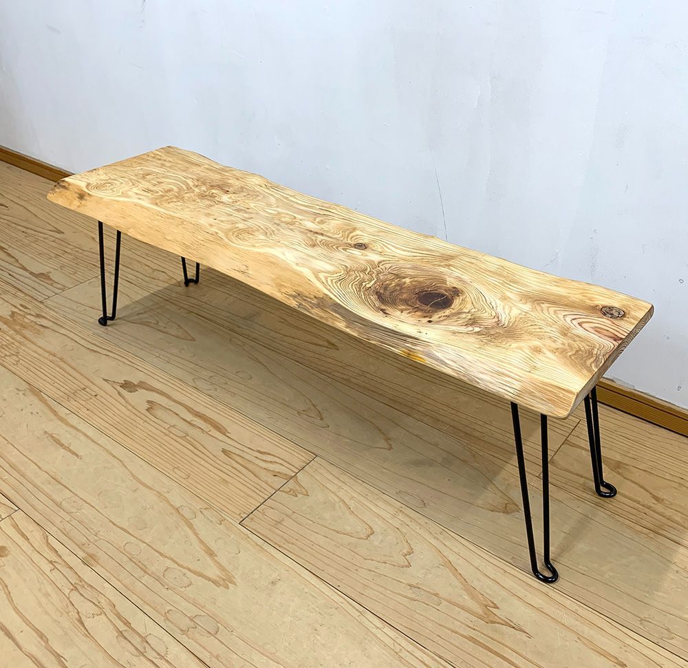 杉 スギ 一枚板折り畳みテーブル ローテーブル ちゃぶ台 センターテーブル T 115