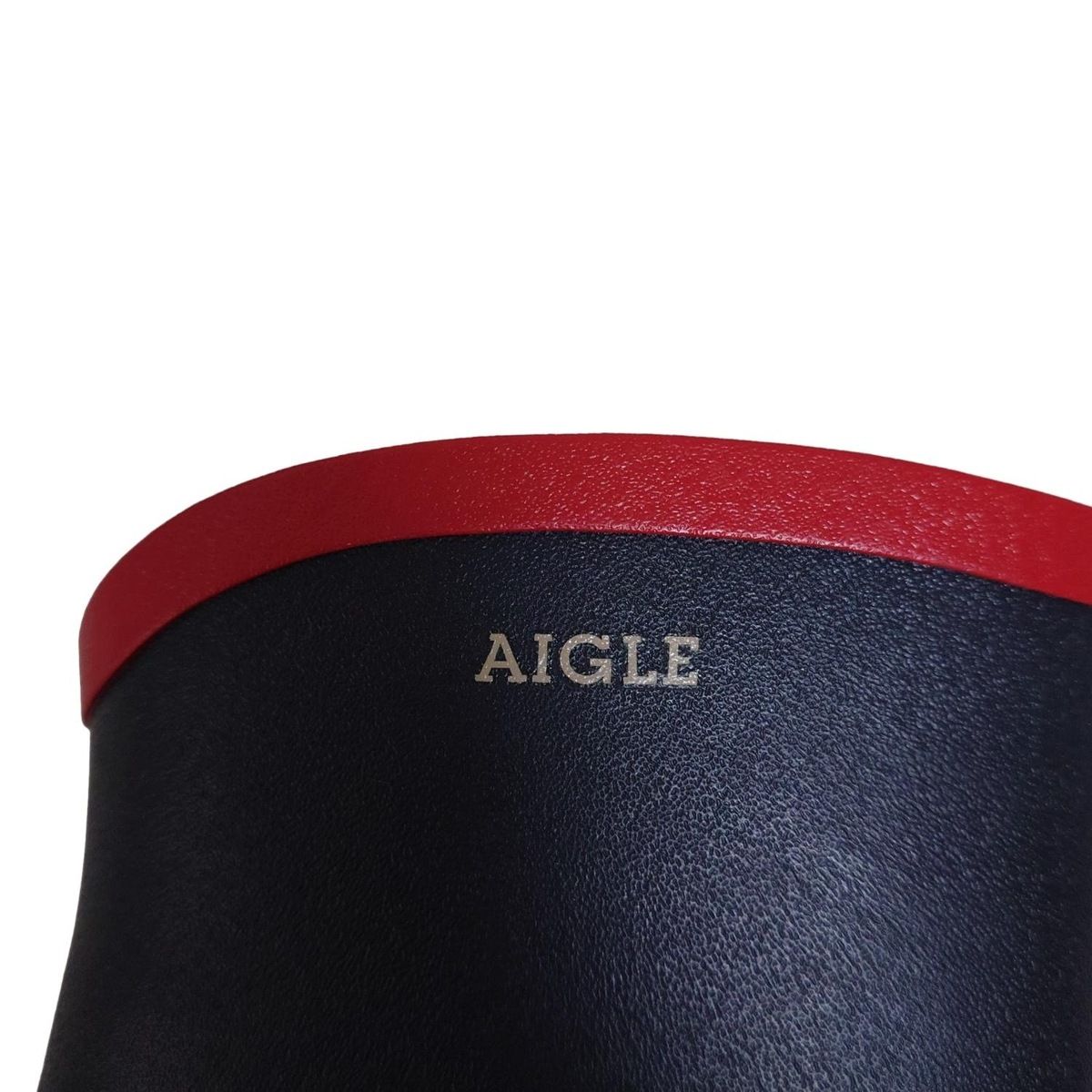 AIGLE エーグル ショートブーツ 37 レディース - ダークネイビー×レッド KIN-KAAI_COM
