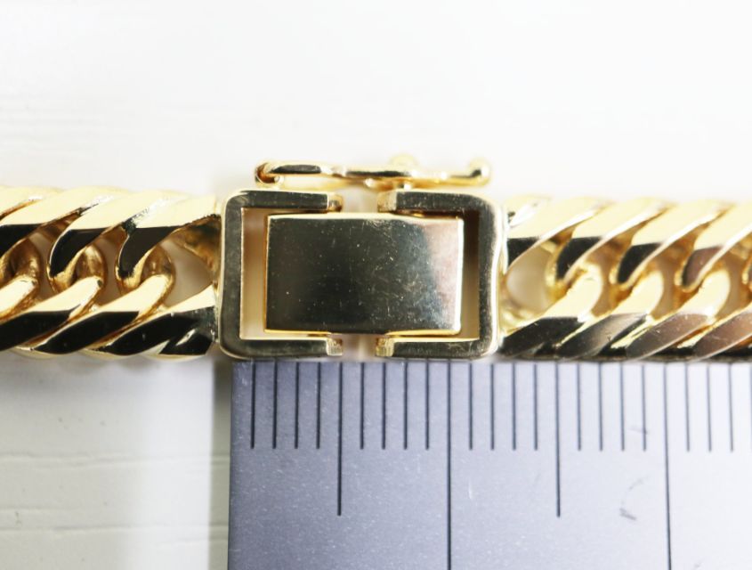 K18 キヘイ 喜平 ブレスレット 8面トリプル 30.8g 8メントリプル 18金