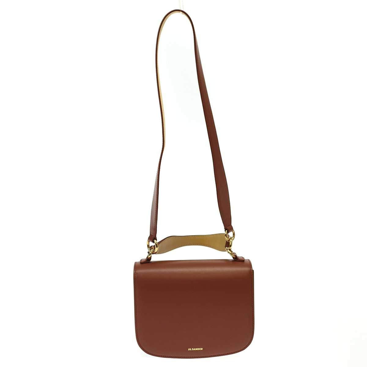 JIL SANDER ジルサンダー TAOS BAG ショルダーバッグ ブラウン - メルカリ