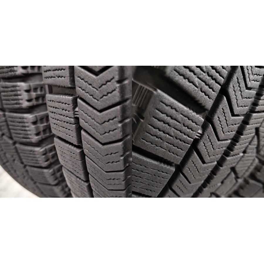 ＜スタッドレス & ホイール 4本＞ 155/65R13 ブリヂストン VRX   13x4.00B トヨタ製 4H -100 スズキ ダイハツの軽に！    中古