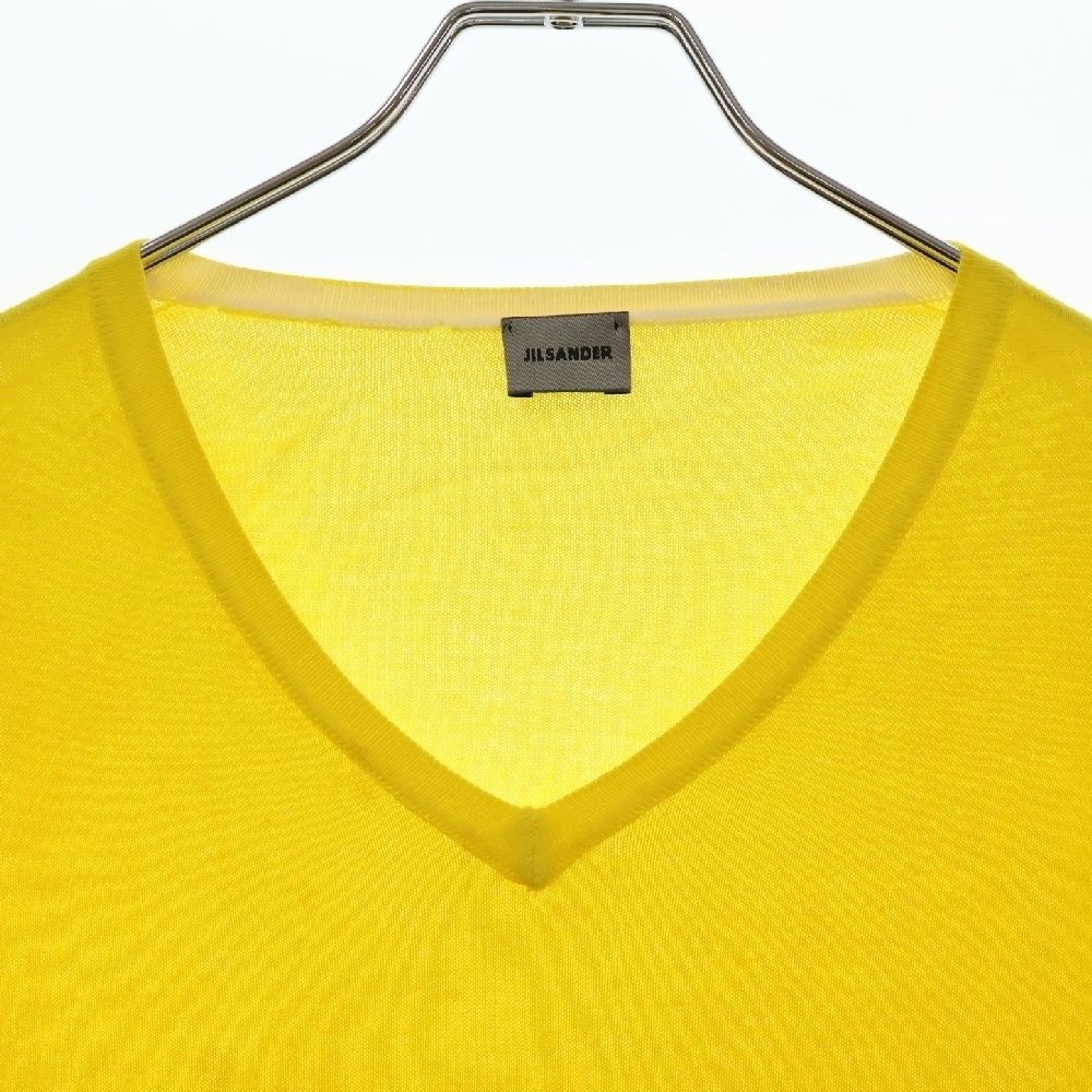 JIL SANDER Vネック長袖ニット JIL SANDER (ジルサンダー) Vネック 長袖ニットセーター
