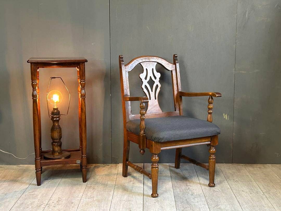 リメイク品 Brugge 三越ブルージュ アームチェア 肘付き椅子 ny 