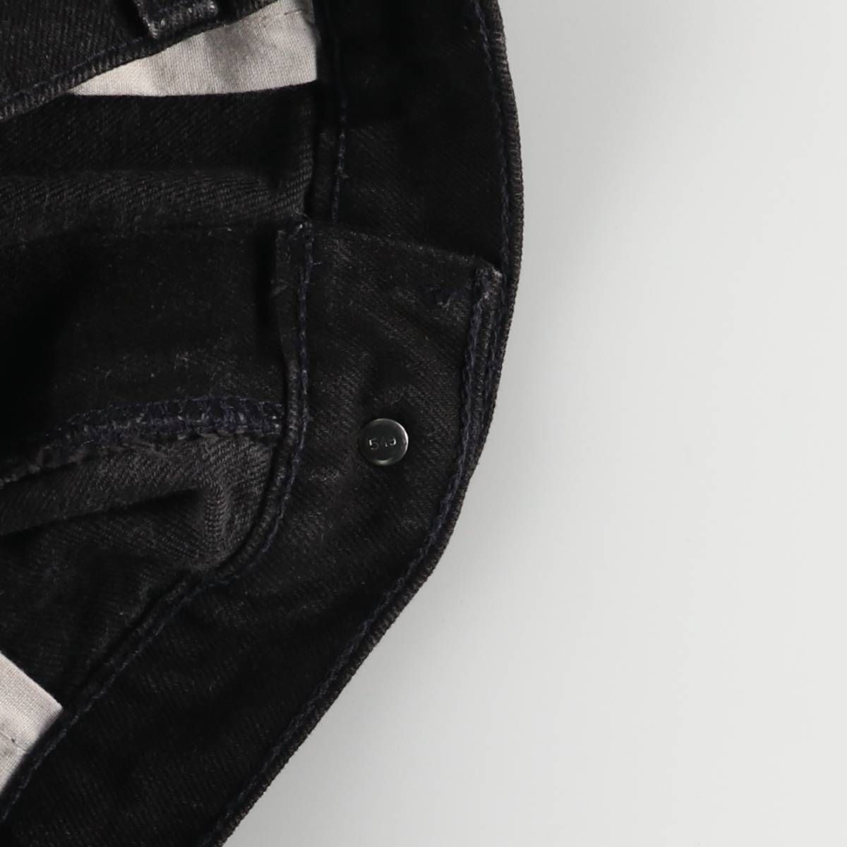 古着 90年代 リーバイス Levi s SILVER TAB シルバータブ LOOSE ルーズ ワンタック ブラックデニムショーツ ハーフパンツ eaa585759 KIN-KAAI_COM