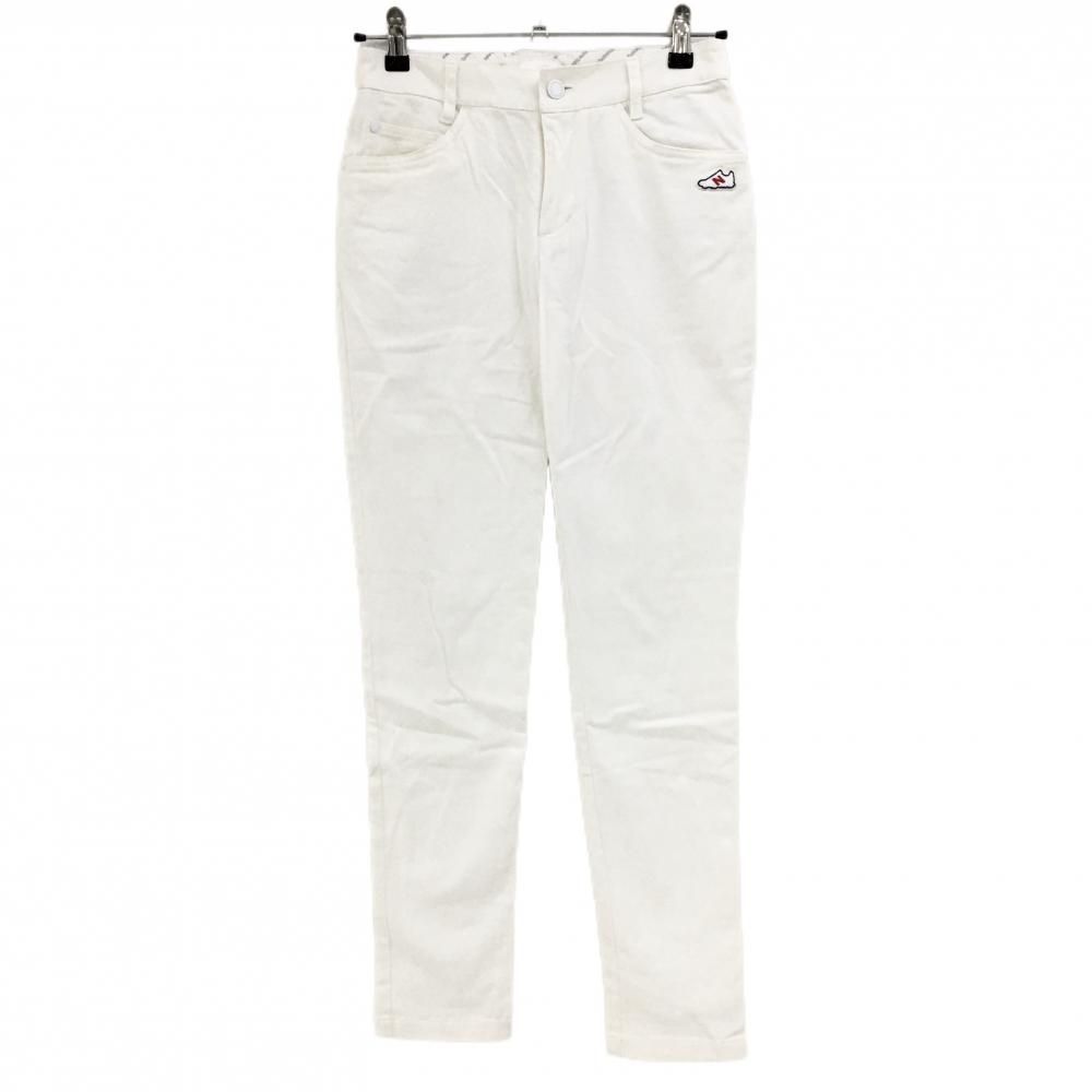 ニューバランスゴルフ パンツ 白 スニーカーワッペン  レディース 00(XS) ゴルフウェア New Balance