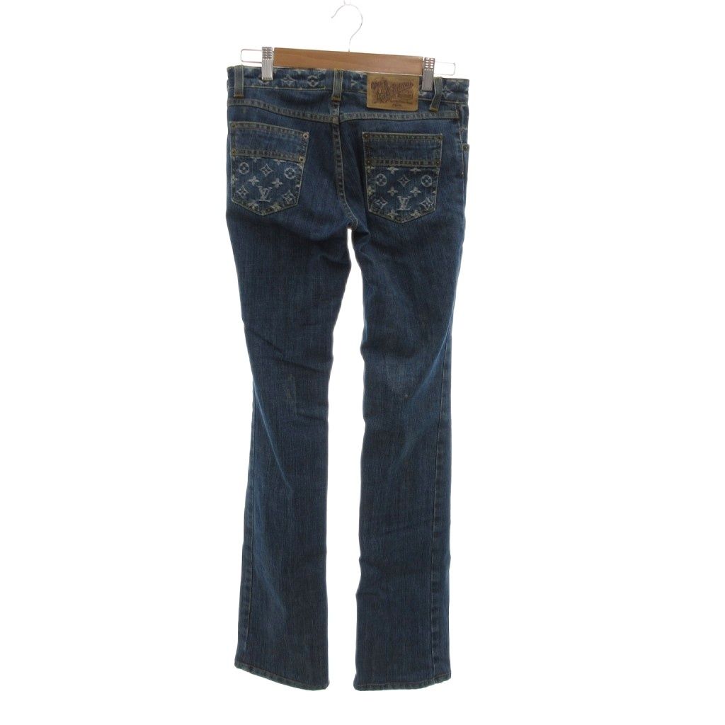 ルイヴィトン LOUIS VUITTON デニム ジーンズ ブーツカット フレア 36  