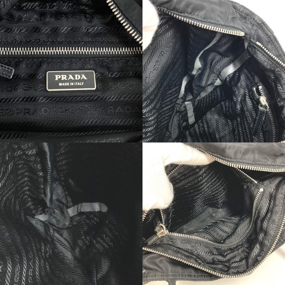 PRADA プラダ ショルダーバッグ トライアングルロゴ 三角ロゴ プレート
