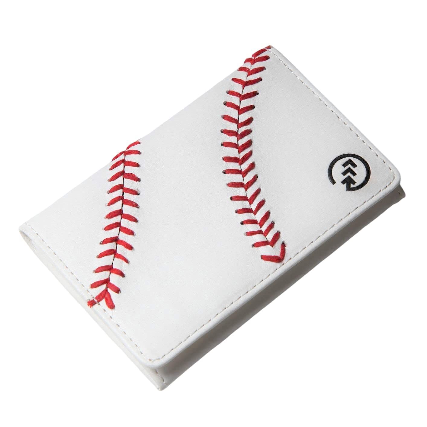 Color White rebolld 野球ボール革 名刺入れ ホワイト ハンドステッチ リボルド 野球 ギフト カードケース