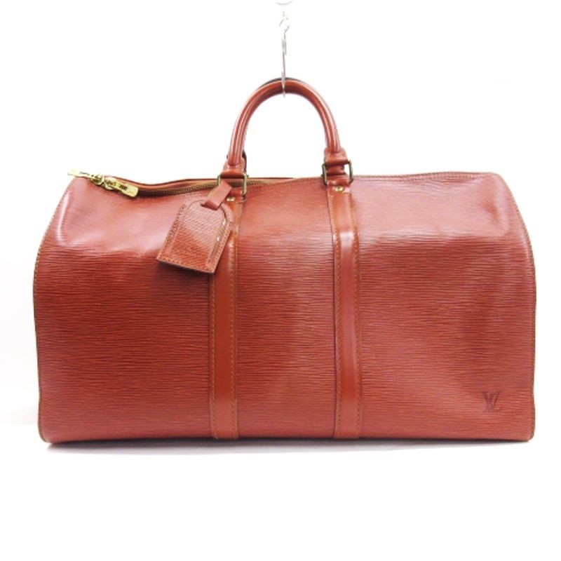 ルイヴィトン LOUIS VUITTON エピ キーポル45 ジパングゴールド  