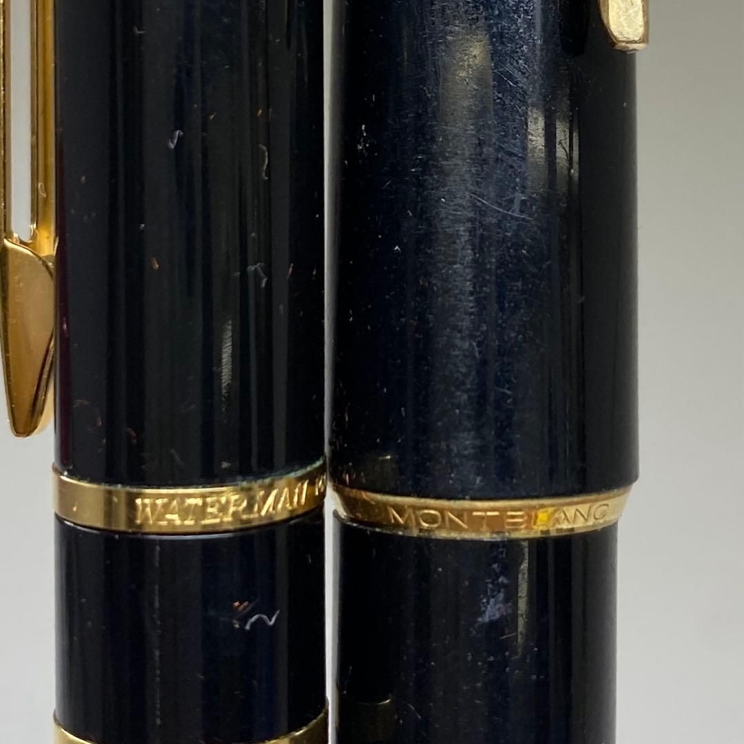 モンブラン ウォーターマン 万年筆 4本 63g トヒチル 東な6-1227ア