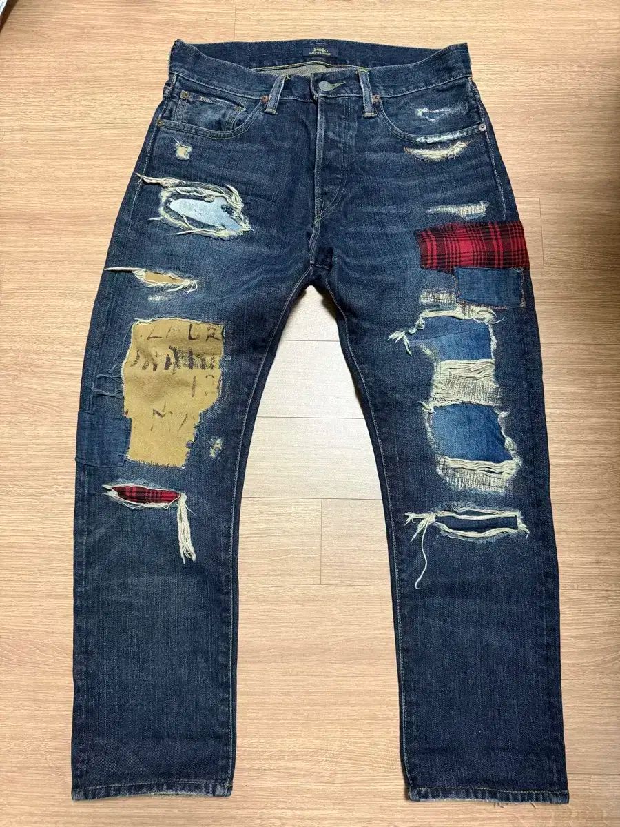 ラルフローレン パッチ ワーク ジーンズ POLO RALPH LAUREN ポロ