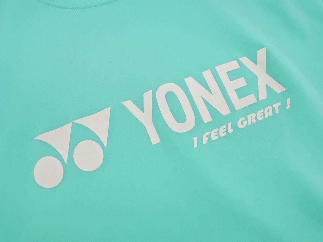 YONEX ヨネックス ロゴ トレーニングウェア Tシャツ sizeM/緑 ■◆ メンズ