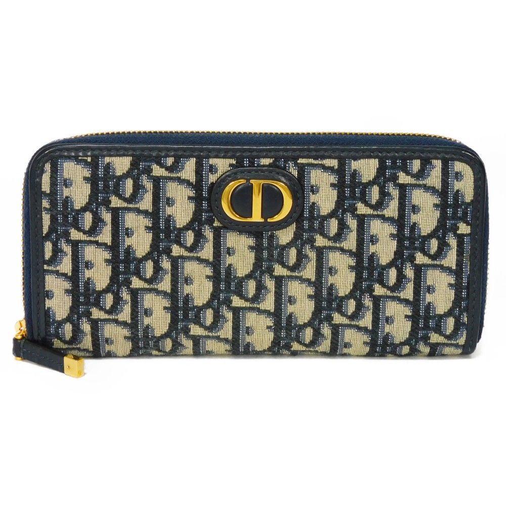 クリスチャン ディオール 財布 モンテーニュ トロッター ラウンドジッパー Dior ディオール 30 モンテーニュ ウォレット トロッター ラウンド
