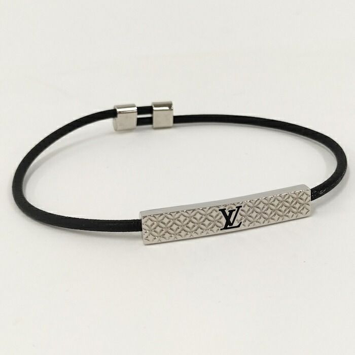 LOUIS VUITTON シャンゼリゼ ブレスレット レザー メタル