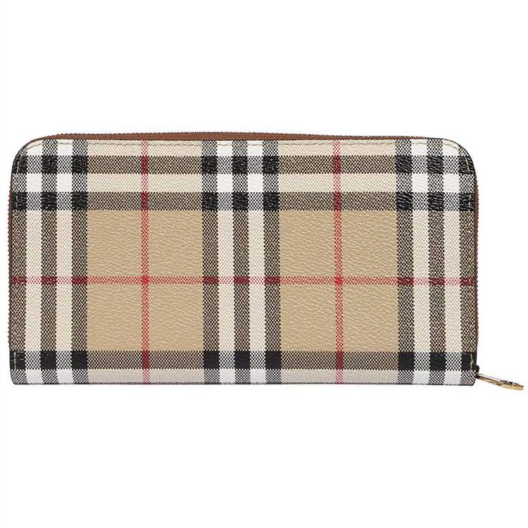 バーバリー　チェック柄 長財布　burbbery BURBERRY バーバリー 長財布 レディース チェック ベージュ