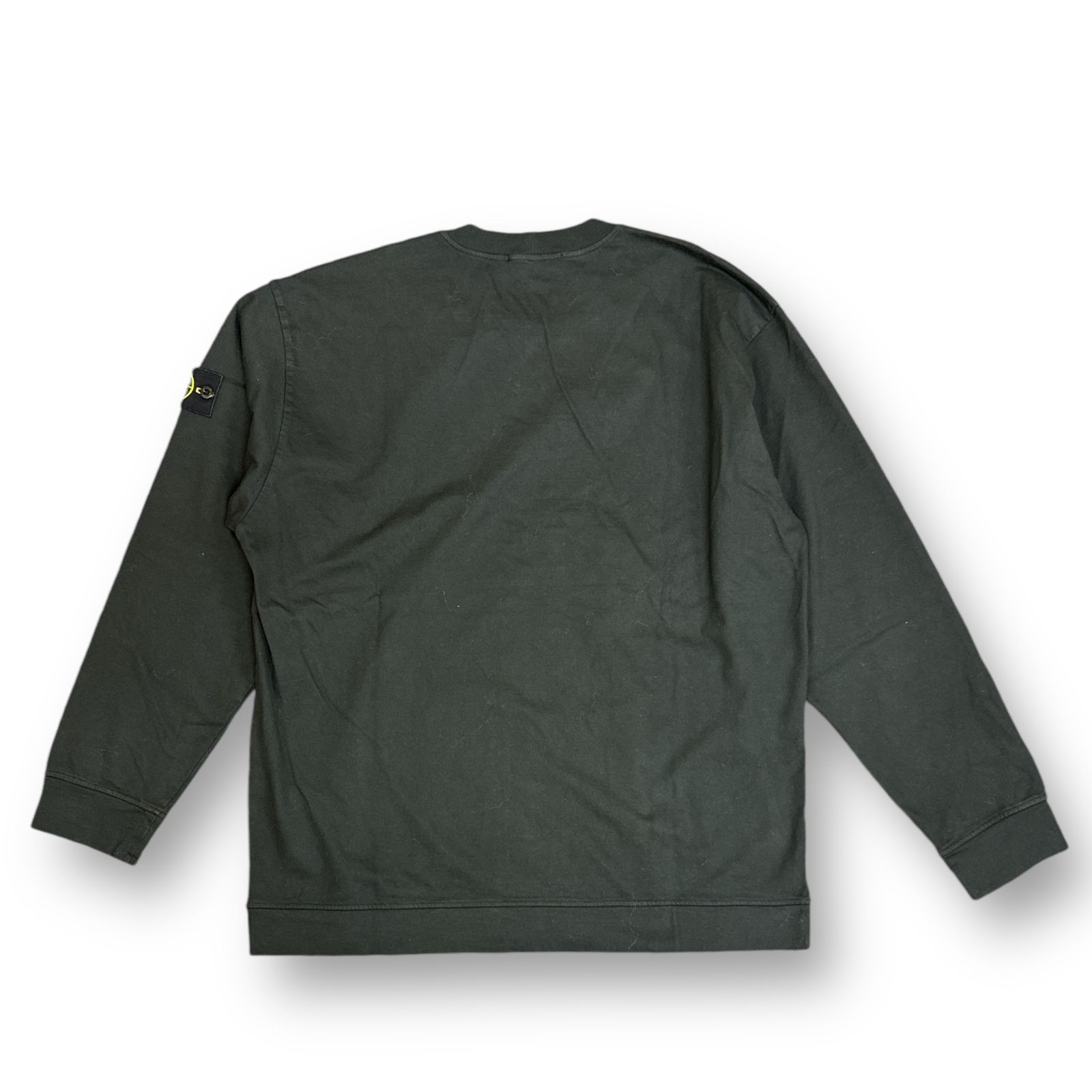 ストーンアイランド　ロンT 771563750 黒　Lサイズ STONE ISLAND ストーンアイランド クルーネックカットソー/63750