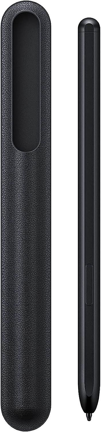 Sペンフォールドエディション Galaxy Z F 5 - 4 - 3 電話のみ対応 スリム 1.5mm ペンチップ 4 096段階 キャリーストレージポーチ-交換用チップ|ペン先付き ブラック ブラック