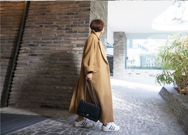 オーバーサイズ ロング チェスターコート アウター コート ロング丈