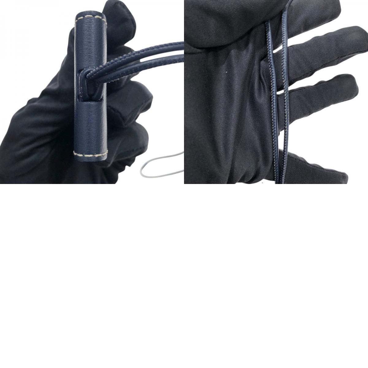 ゴヤール GOYARD マネークリップ ネイビー レザー レザー ユニセックス  