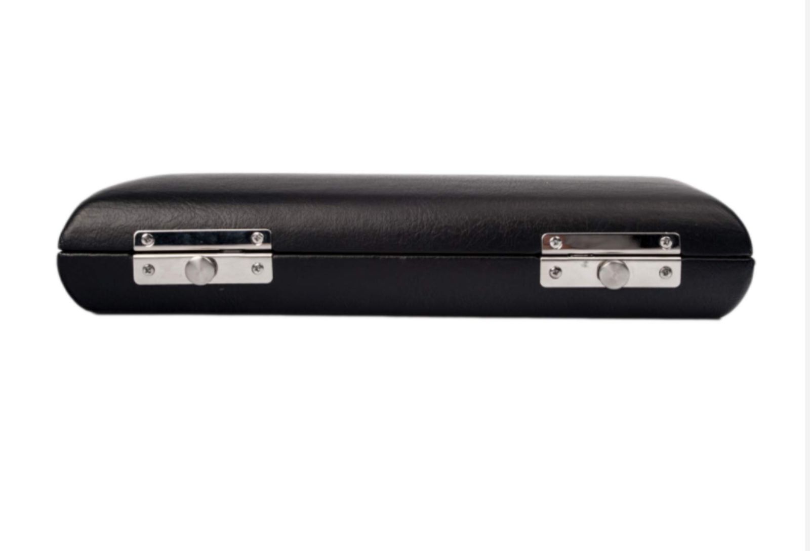 楽器 フルートハードケース ケース 収納 黒 フルート 革 レザータイプ