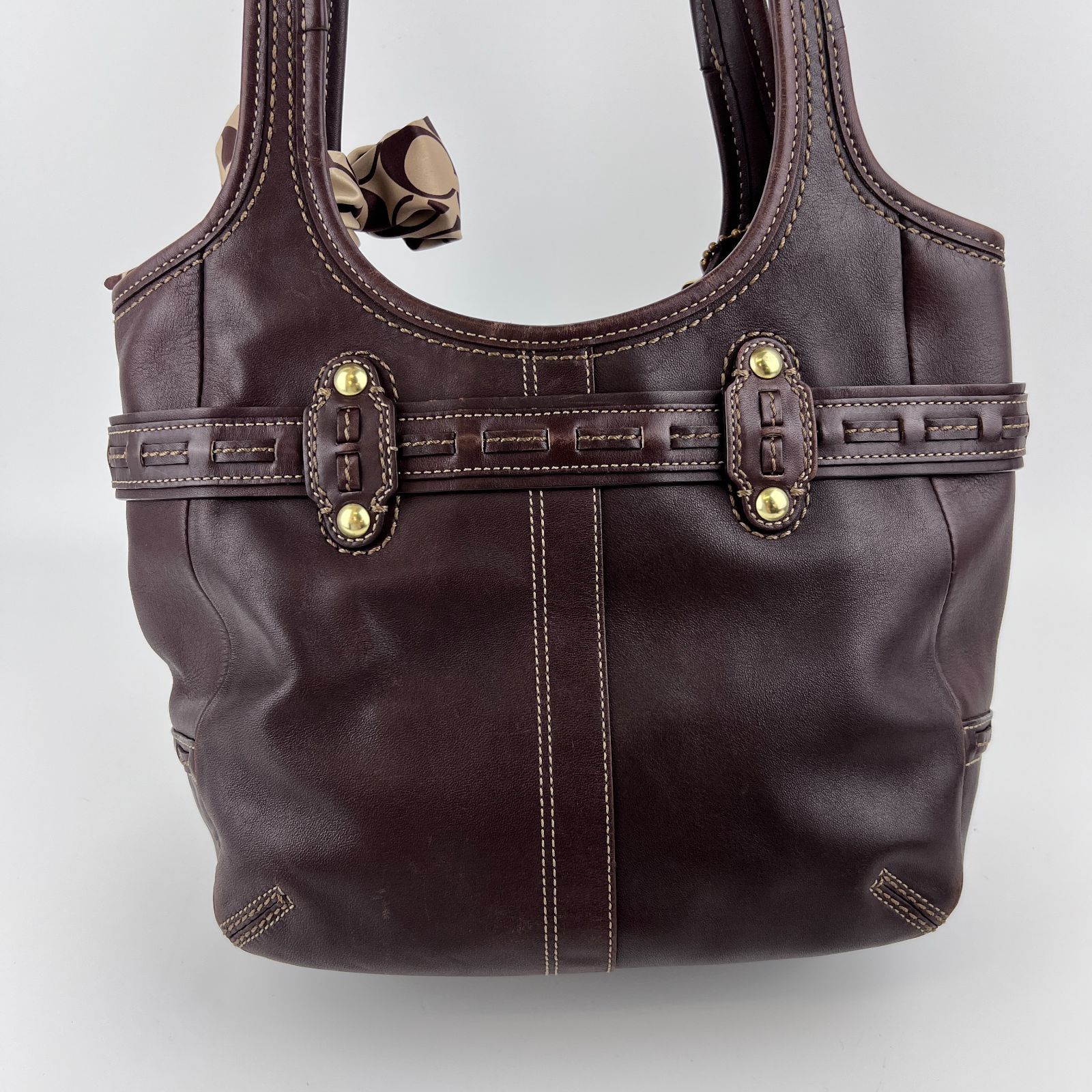 中古】COACH コーチ トートバッグ ショルダーバッグ 肩掛け レザー  