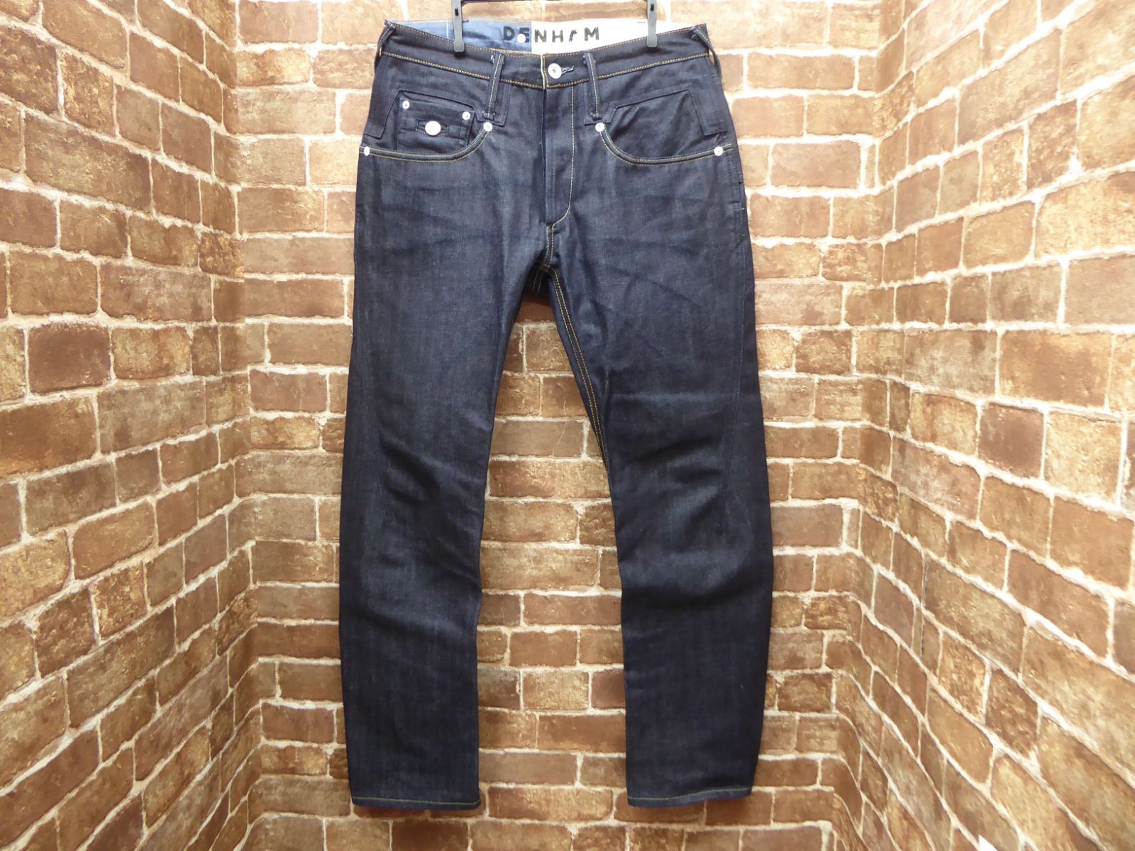 美品 DENHAM CROSSBACK MIJVOD デンハム クロスバック デニムパンツ
