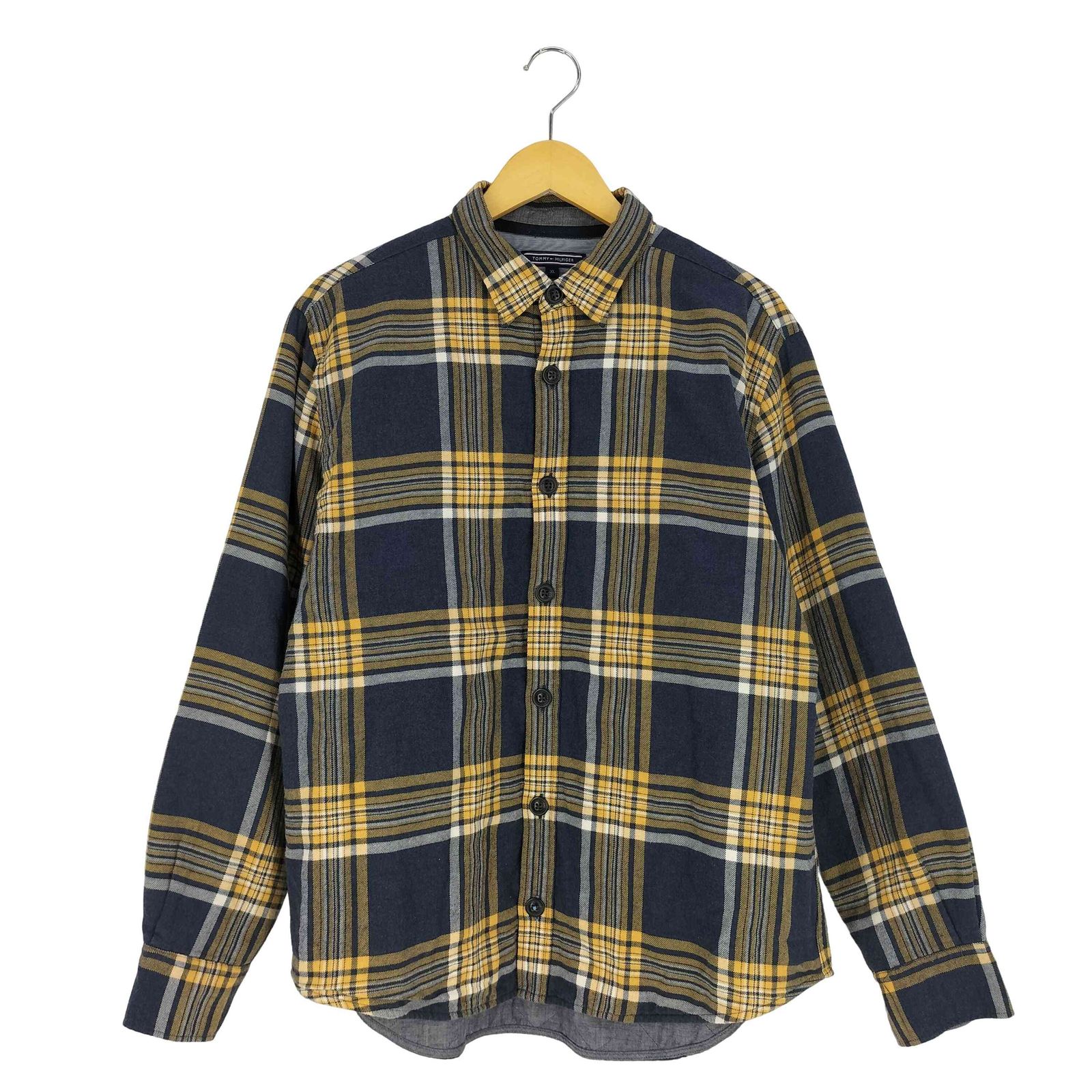 トミーヒルフィガー TOMMY HILFIGER 裏キルティング チェックシャツ メンズ import：XL 