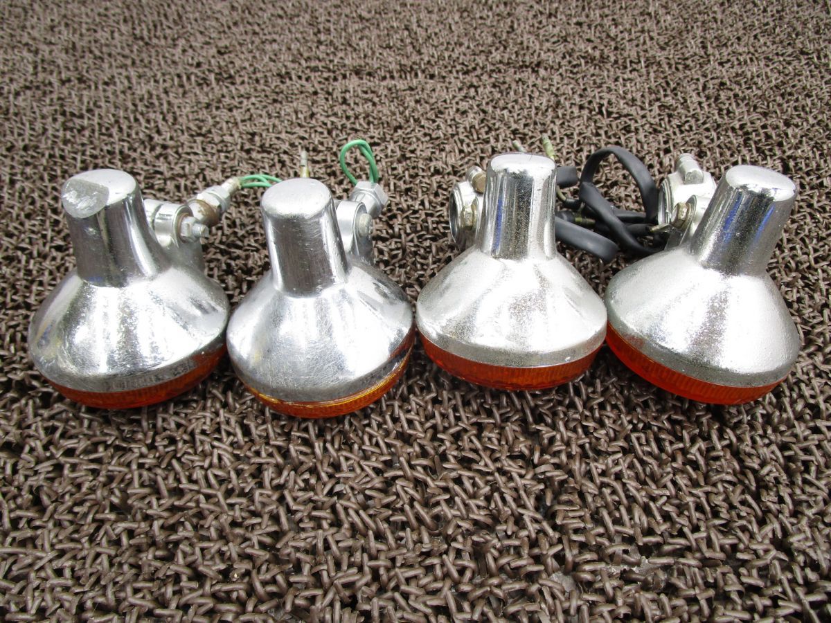 絶対お買い得！！ KE125 ウインカー 4個セット ●A6126 K1 カワサキ K1E キャブ車 100％満足保証と送料無料。