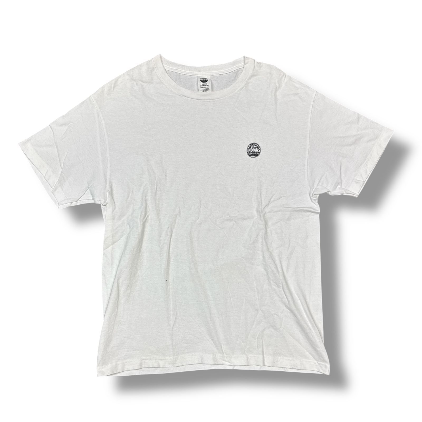 TOKYO INDIANS 胸ロゴTシャツ 半袖カットソー クルーネック 東京 