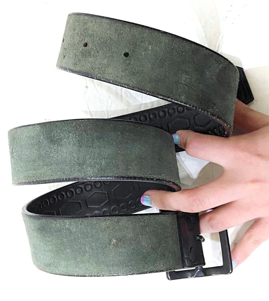 Good Enoughグッドイナフ　ヘキサゴンレザーベルト 初期 GOODENOUGH｜グッドイナフ ヘキサゴン レザーベルト - メルカリ