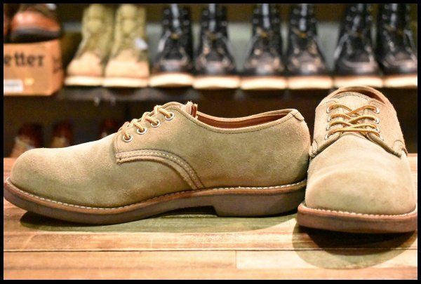 レッド・ウィング オックスフォード 8056
スエード 7D 25cm 8D 良品 13年】レッドウィング 8056 スエード オックスフォード