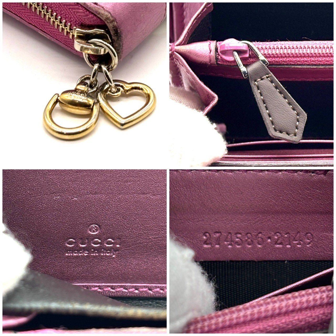ときめく洗練ピンク✨】 GUCCI グッチ 長財布 GGキャンバス