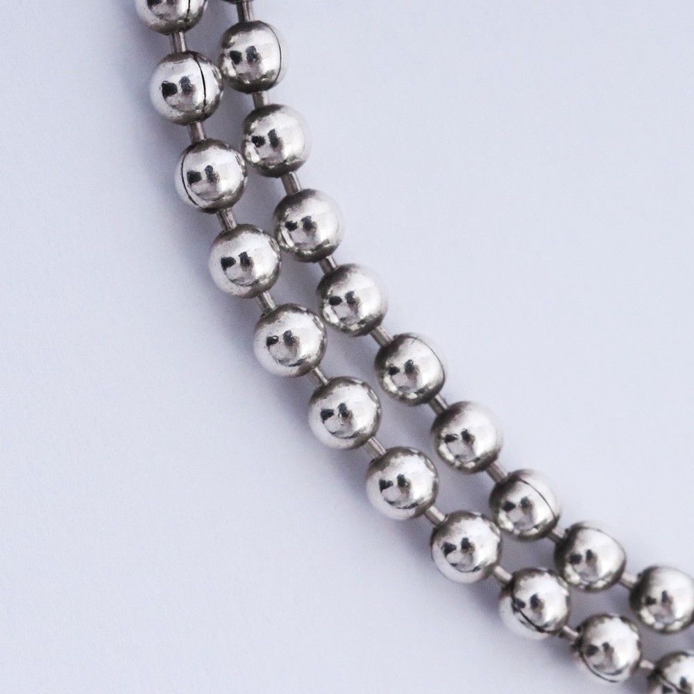 CHROME HEARTS ボールチェーン ネックレス 47cm シルバー - メルカリ