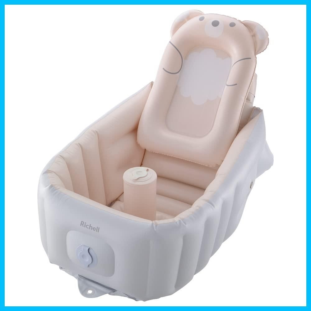 【在庫処分】，【人気商品】，【特価商品】，【特価】ステップアップ 新生児~12カ月頃 ベビーバス ふかふか リッチェル