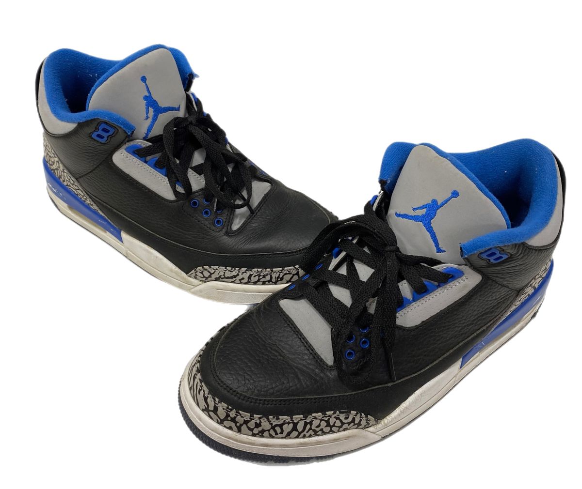 ナイキ NIKE AIR JORDAN 3 RETRO 136064-007 メンズ靴 スニーカー ロゴ ブラック 27cm 201-shoes803 