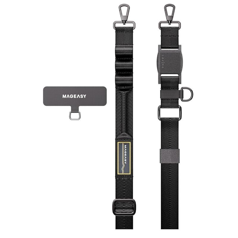 MagEasy スマホショルダー 斜めがけ 首掛け 肩掛け クイックリリース 太い スマホストラップ ストラップ ホルダー 付 スマホ ショルダー 携帯ストラップ 携帯ショルダー スマートフォン 各種 対応 Utility St