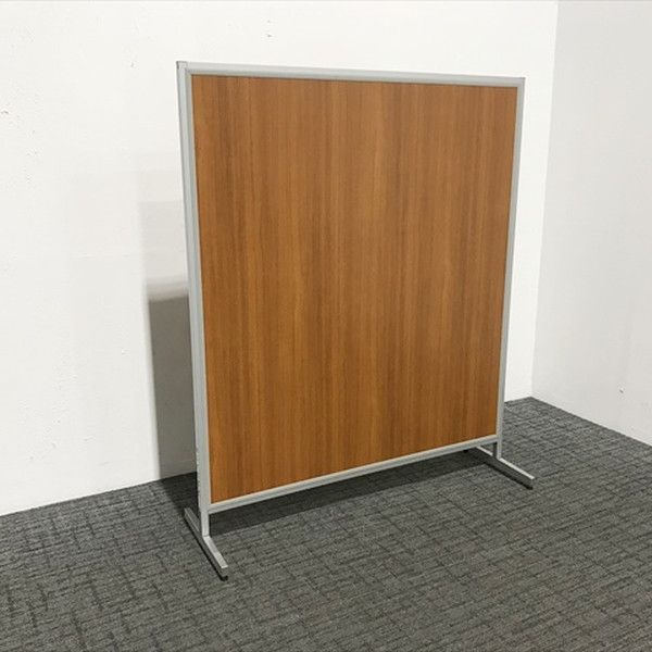パーティション 自立式 ブラウン