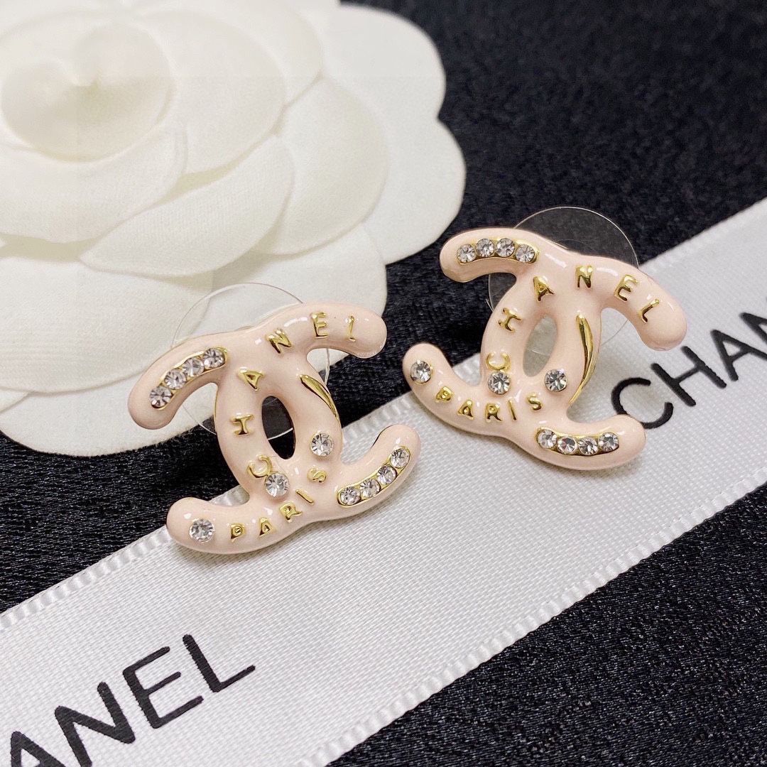 新品未使用】シャネル (CHANEL) CCロゴ＆クリスタル ピンク ゴールドピアス - メルカリ