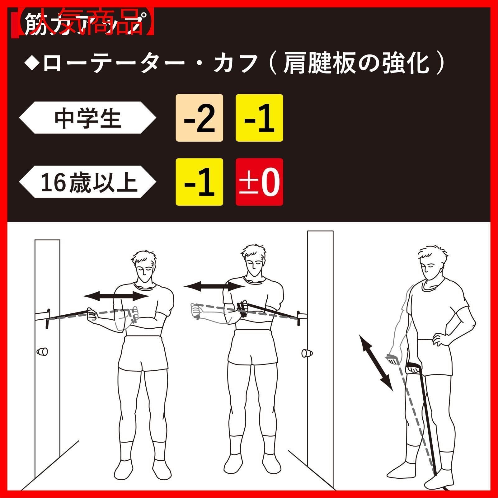 色:青_スタイル:強度レベル+2】セラバンド トレーニングバンド