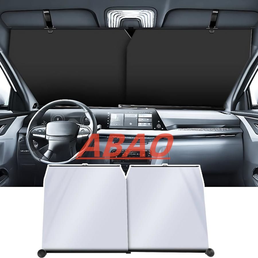 スバル インプレッサハッチバック サンシェード ロール式 車用 フロント 吸盤 フロントサンシェード 日除け 遮光 ロールスクリーン 車中泊