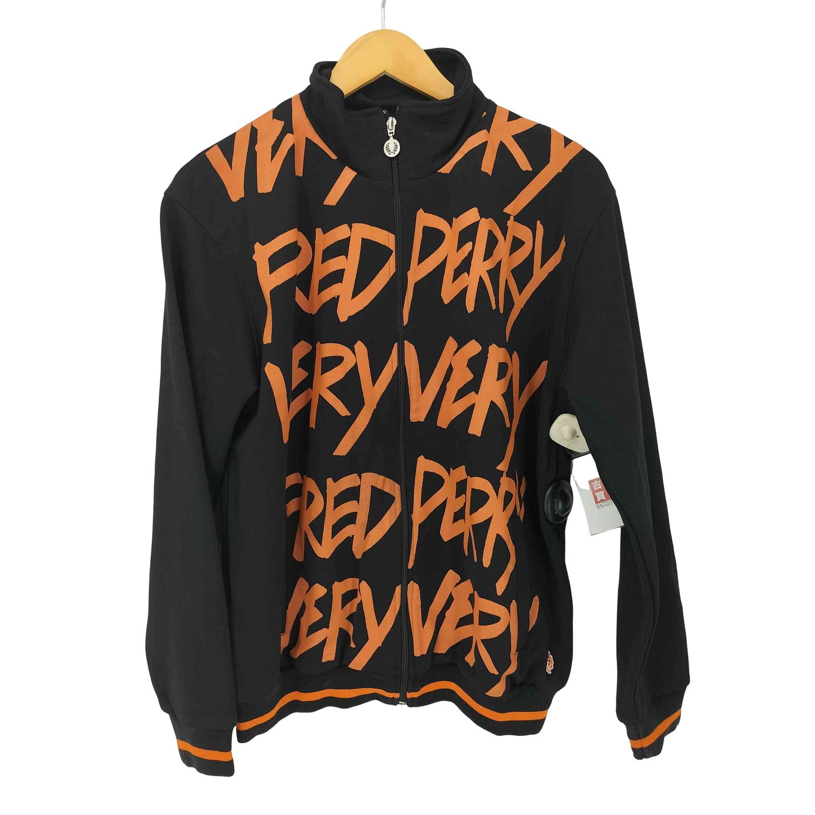 フレッドペリー FRED PERRY 80S ロゴプリント トラックジャケット メンズ import M